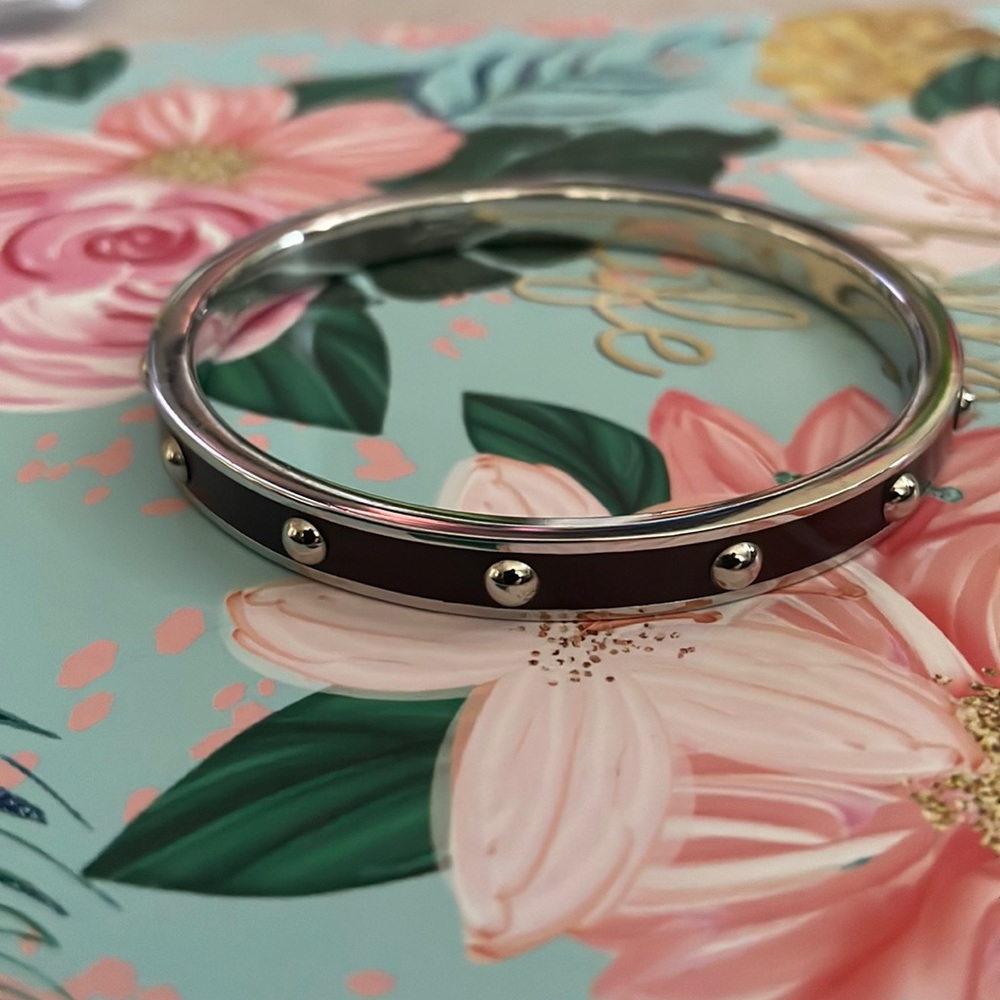 Authentic coach enamel bangle